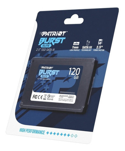 Ssd Patriot Burst Elite, 120gb, Sata Iii, 2.5 , 7mm
