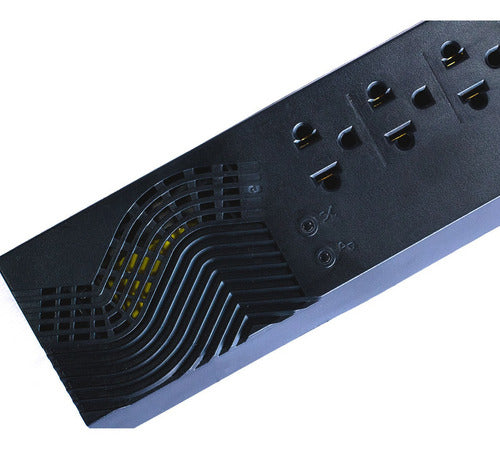 Regulador De Voltaje Smartbitt Sbavr1200s 1200va Entrada Y Salida De 120v Negro