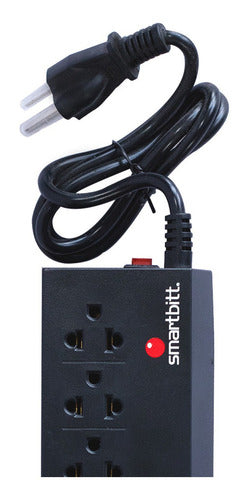 Regulador De Voltaje Smartbitt Sbavr1200s 1200va Entrada Y Salida De 120v Negro