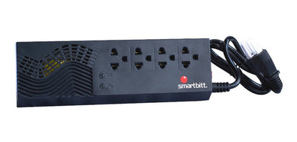 Regulador De Voltaje Smartbitt Sbavr1200s 1200va Entrada Y Salida De 120v Negro