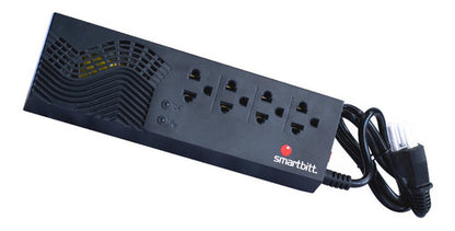 Regulador De Voltaje Smartbitt Sbavr1200s 1200va Entrada Y Salida De 120v Negro