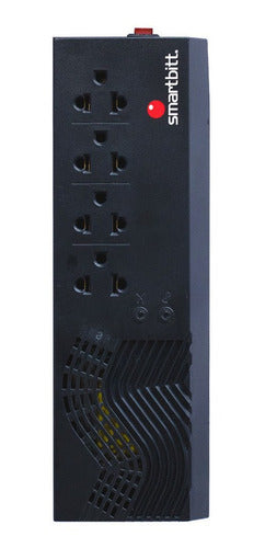 Regulador De Voltaje Smartbitt Sbavr1200s 1200va Entrada Y Salida De 120v Negro