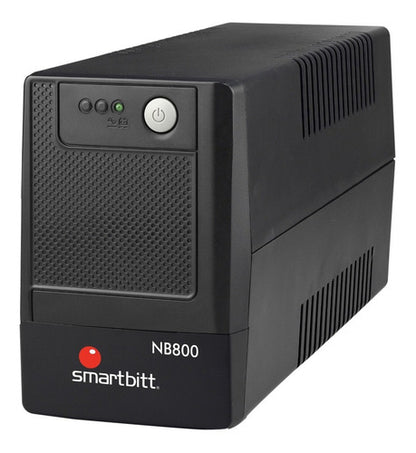 Regulador De Voltaje Smartbitt Smart Interactive Sbnb800 800va Entrada Y Salida De 120v Ca Negro