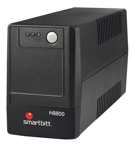 Regulador De Voltaje Smartbitt Smart Interactive Sbnb800 800va Entrada Y Salida De 120v Ca Negro