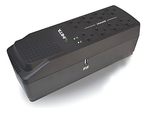 Regulador Jheta Avr 1200, 600w, 1200va, 120v, 8 Contactos