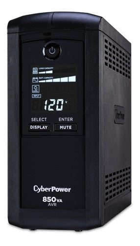 No Break Cyberpower Cp850avrlcd, 510w, 850va, 9 Contactos