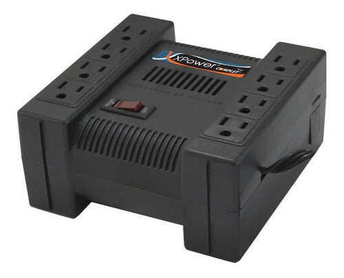 Regulador Complet Xp 1300, 1300va, 650w, 8 Contactos Negro