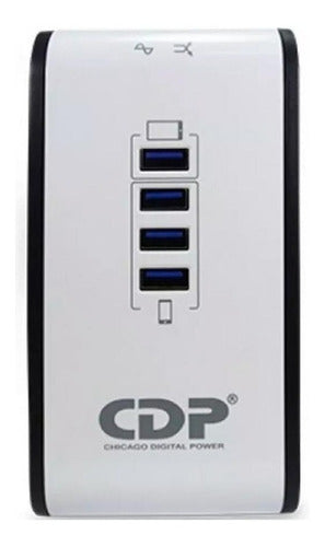 Regulador Cdp Avr 1008, 500w, 1000va, 8 Contactos