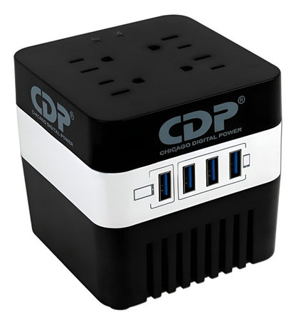 Regulador Cdp Supresor De Picos Avr 604 300w 600va 4xusb