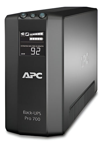 No-break Apc - 700 Va ,420 W, 12 H, Negro, Hogar Y Oficina