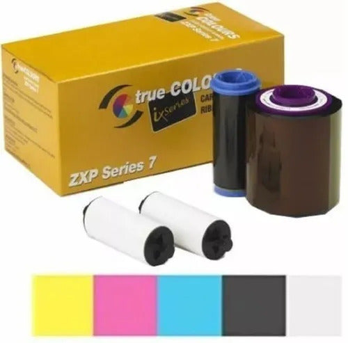 Cinta Zebra Ix Series Color Para Zxp Serie 7, Ymcko, 750 Imp