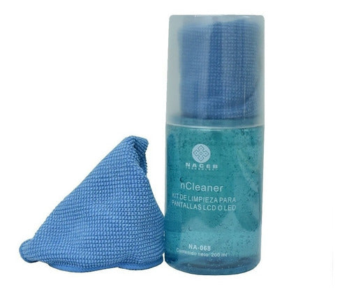 Limpiador De Pantallas Naceb (na-068) Con Microfibra 200ml