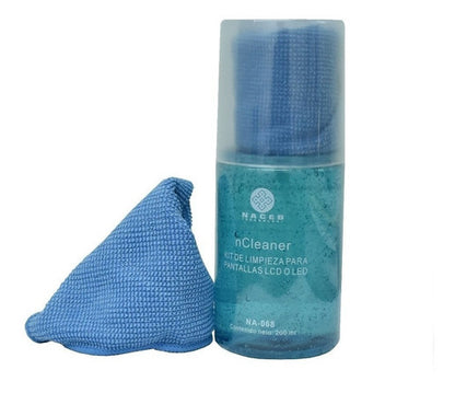 Limpiador De Pantallas Naceb (na-068) Con Microfibra 200ml