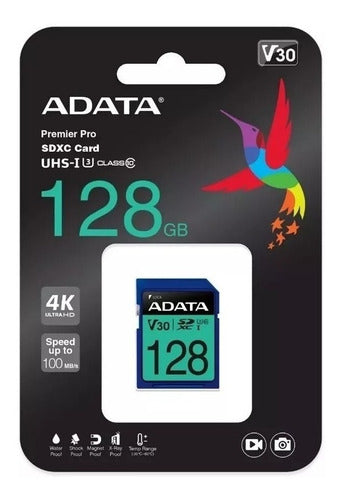 Memoria Flash Adata Premier Pro, 128gb,sdxc Uhs-i Clase 10