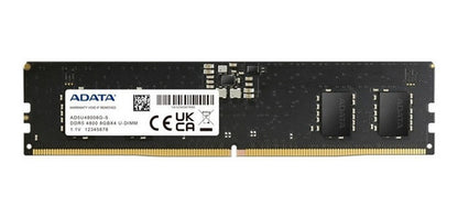 Memoria Ram Adata Ad5u48008g-s Ddr5, 4800mhz, 8gb, Ecc, Cl40
