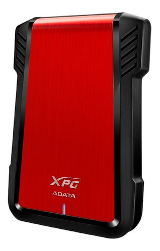 Adata Gabinete De Disco Duro Ex500 2.5 Sata Iii Usb 3.0 Rojo