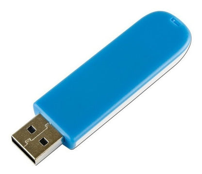 ADATA 32 GB Memoria Flash USB 2.0 Deslizable Color Blanco con Azul (Modelo C008)