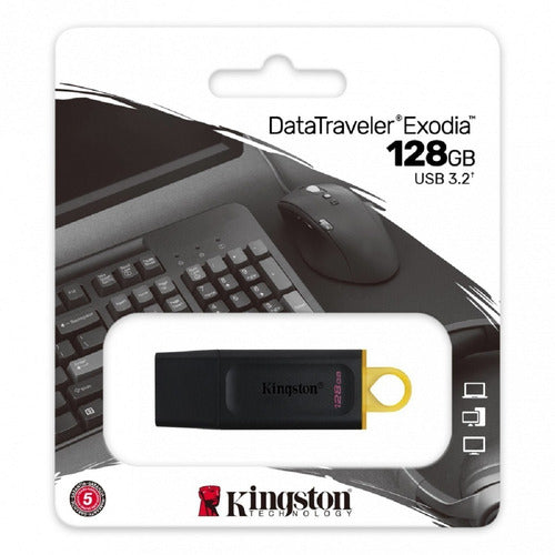 Memoria Usb Kingston Datatraveler Exodia 128gb Usb A