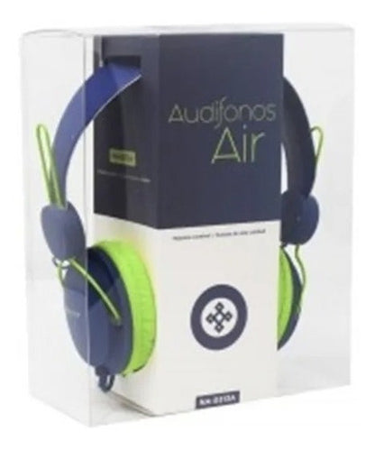 Diadema Naceb Technology Na-0313A-Diadema-Azul Con Verde
