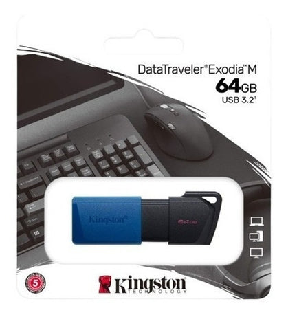 Memoria Usb Kingston Datatraveler Exodia M, 64gb, Usb A