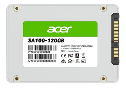 Acer Unidad SSD SA100 120GB SATA 2.5" 560MB/S (BL.9BWWA.101)