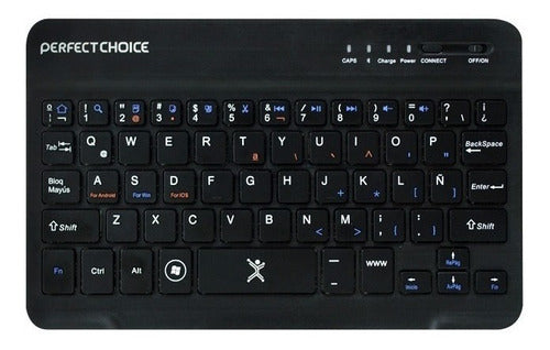 Teclado Perfect Choice Mini Bluetooth Usb Pc-200932 Negr /vc