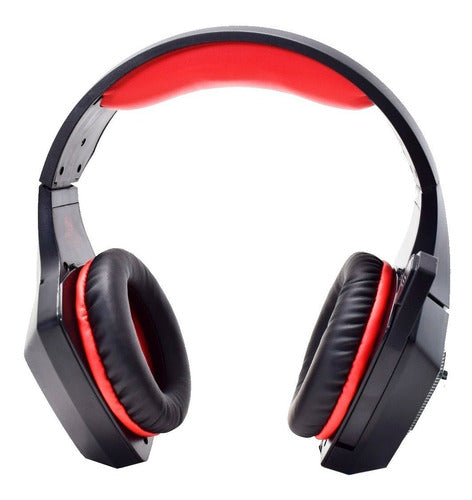 Necnon Audífonos Gamer Nbhg-dragon,alámbrico,negro/rojo