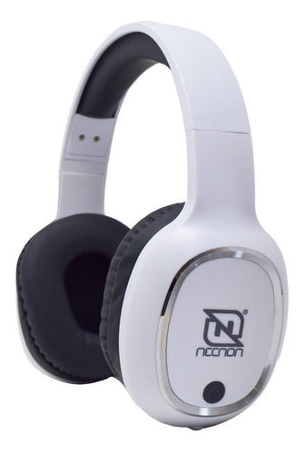 Audífonos Necnon inalambricos de Diadema BT NBH-04 Pro (Plata)