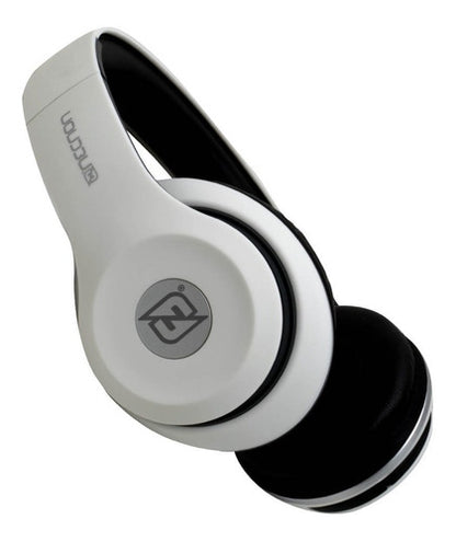 Audífonos Inalámbricos Aux Sd Fm Necnon Nbh-01r Blanco