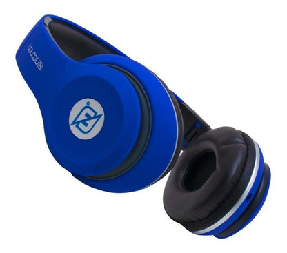 Audífonos Inalámbricos Aux Sd Fm Necnon Nbh-01r Azul