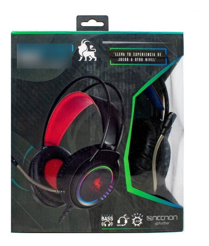 Audífonos Gamer  Nbhg-kimera Color Azul Headphones 3.5m /vc