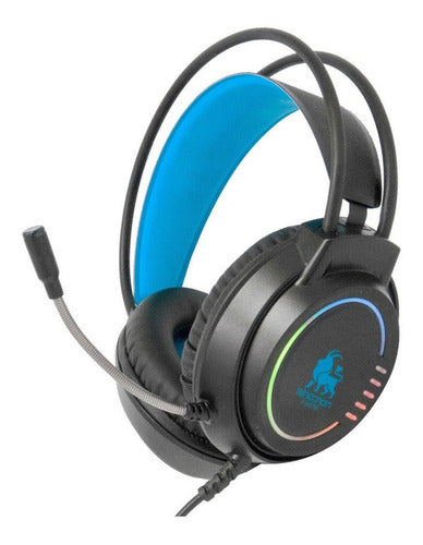 Audífonos Gamer  Nbhg-kimera Color Azul Headphones 3.5m /vc