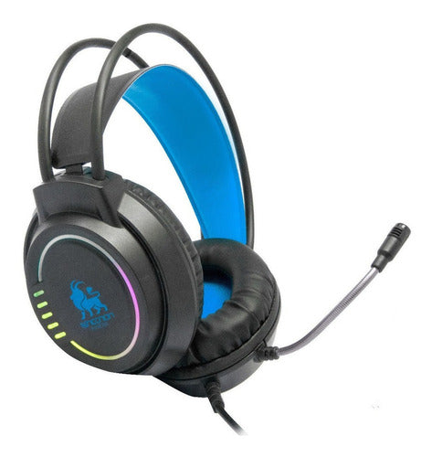Audífonos Gamer  Nbhg-kimera Color Azul Headphones 3.5m /vc