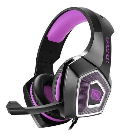 Audífonos Gamer Necnon Nbhg-dragon Vibración Rgb 3.5mm