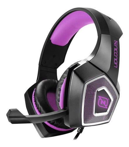 Audífonos Gamer Necnon Nbhg-dragon Vibración Rgb 3.5mm