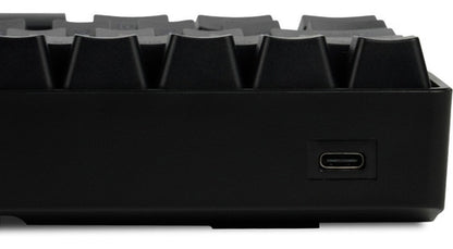 Teclado Gamer Mecanico Game Factor Switch Azul Rgb Usb Negro