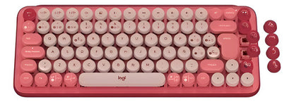Teclado Logitech Pop Rf Inalámbrico Bluetooth Rosa (español)