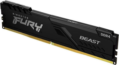 Memoria Ram Fury Beast Gamer Color Negro  8gb 1 Kingston Kf432c16bb/8