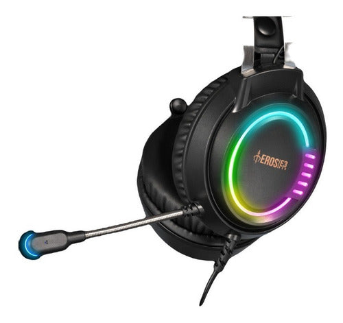 Audífonos Gamer Gamdias Eros E3 Alámbrico 1.8 Metros 3.5mm