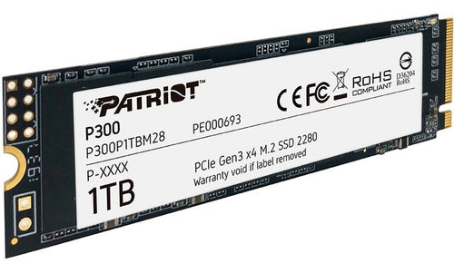 Ssd Patriot P300, 1tb, Pci Express 3.0 X4, M.2 2280