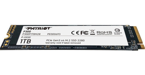 Ssd Patriot P300, 1tb, Pci Express 3.0 X4, M.2 2280