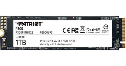 Ssd Patriot P300, 1tb, Pci Express 3.0 X4, M.2 2280