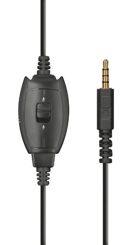 Audífonos Gamer Trust Gxt 404r Rana Para Nintendo Switch  Negro