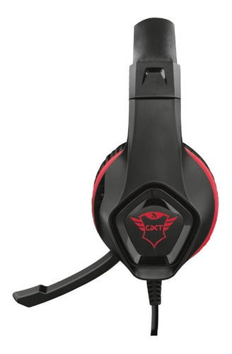 Audífonos Gamer Trust Gxt 404r Rana Para Nintendo Switch  Negro