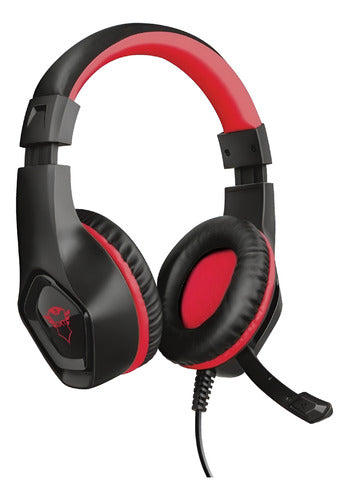 Audífonos Gamer Trust Gxt 404r Rana Para Nintendo Switch  Negro