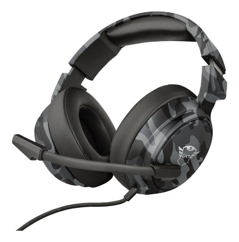Audifonos Trustgxt433 Pylo Multiplataform Ps5,pc,xbox,switch Gris