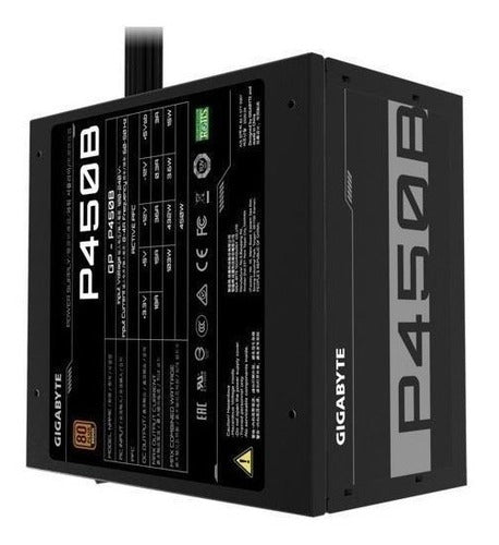 Fuente De Poder Para Pc Giga-byte Technology Gp-p450b 450w Negra 127/220v
