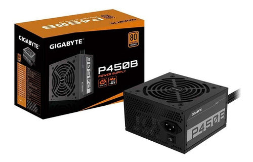 Fuente De Poder Para Pc Giga-byte Technology Gp-p450b 450w Negra 127/220v