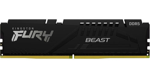 Memoria Ram Ddr5 16gb 5200mt/s Kingston Fury Beast 1x16gb Negro