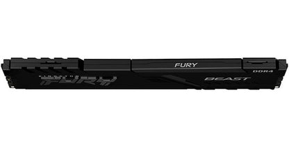 Memoria Ram Fury Beast Ddr4 Gamer Color Negro  16gb 1 Kingston Kf432c16bb1/16